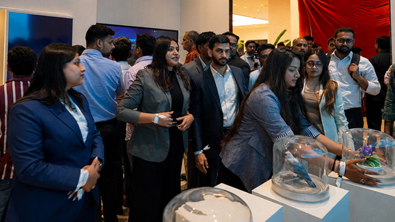 Interactive experience in the event